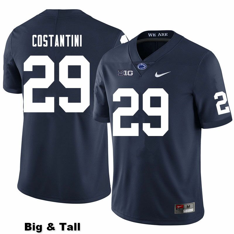NCAA Nike Men's Penn State Nittany Lions Sebastian Costantini #29 College Football Authentic Big & Tall Navy Stitched Jersey XUZ3498RR